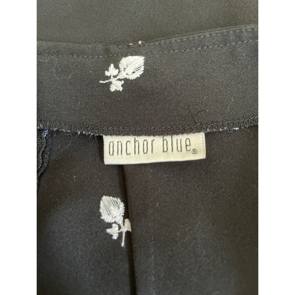 Vintage Anchor Blue Embroidered Mini Skirt - Picture 3 of 3